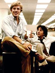 Robert Redford és Dustin Hoffman Az elnök embereiben