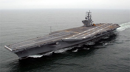 A USS Ronald Reagan (Kép: www.navsource.org)