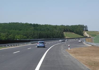 A magyar autópálya széles (fotók: NA Zrt.)