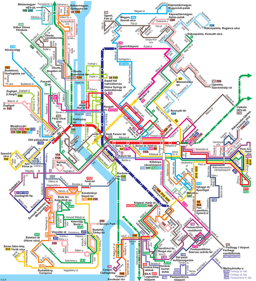 budapest térkép bkv útvonalakkal Tanulja újra a budapesti tömegközlekedést!   BKV figyelő budapest térkép bkv útvonalakkal
