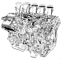 A Cosworth DFV. Forrás: Forix