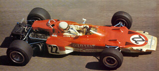 Jochen Rindt a szárnyatlan Lotus 72-ben. Forrás: JochenRindt.at