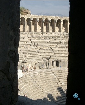 Az aszpendoszi amfiteátrum