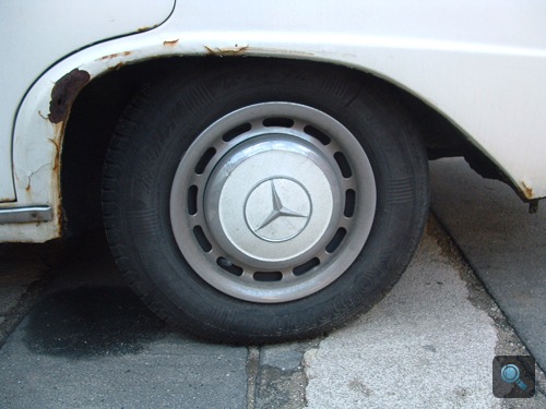 Mercedes-Benz W110 a Fővám téren