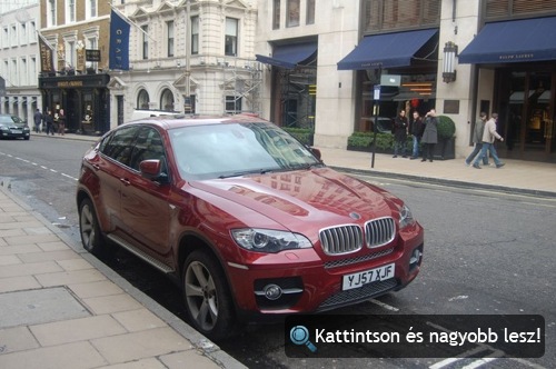 BMW X6 Londonban. Fotó: Sbb