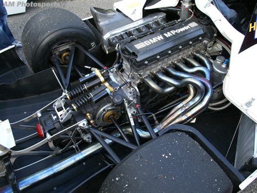 Alain Castellana Norma M20 versenyautójának soros hathengeres BMW motorja. Fotó: AM Photosports