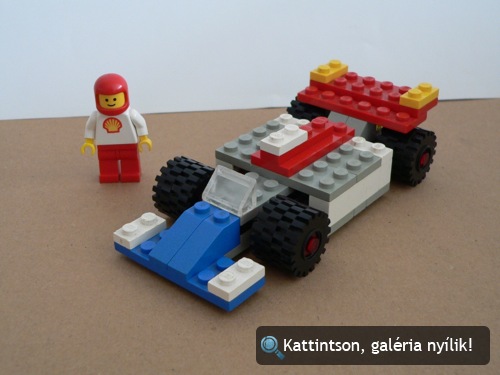 Régi F1 Lego-autó. Fotó: Csaba