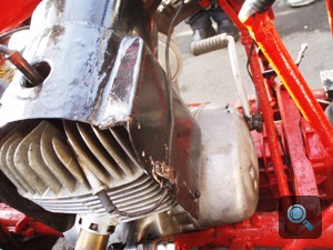 A Busórájder 125-ös MZ motorja