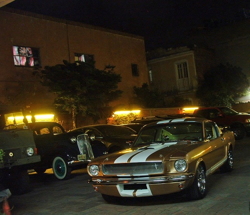 1965-ös Shelby Mustang 350GT Mexikóvárosban