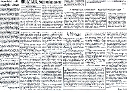 Olvassa el Bayer Zsolt könnyes riportját a rádiós elbocsátásokról(Népszabadság, 1994. március 5.