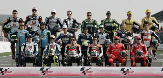 A MotoGP kategória versenyzői