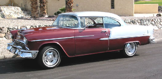 Hardtop coupe, Chevrolet Bel Air - 1955
