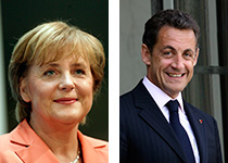 Angela Merkel és Nicolas Sarkozy