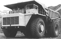 BalAZ teherautó 1961-ből, hasonló motorral