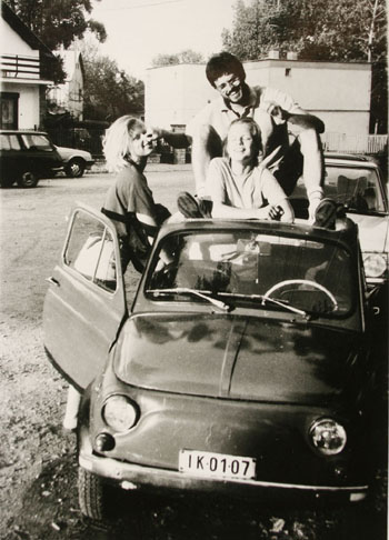 Már Balatonon, barátokkal, barátnéval, 1988