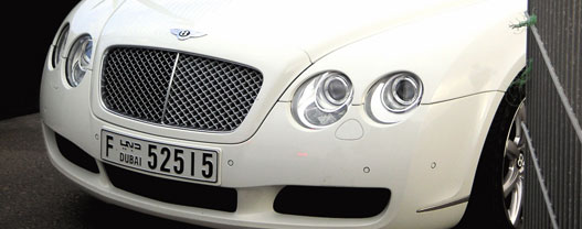 A dubai dugong (Bentley Continental GT)