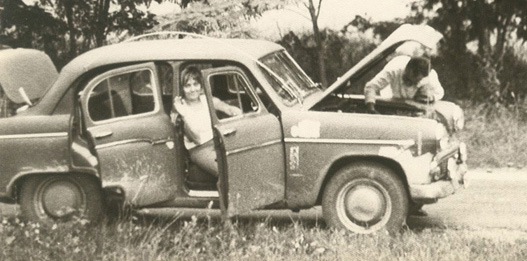 Fater autót szerel már 1967 környékén is