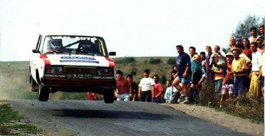Karcsi-Kari. I. Wynn's Miskolc Rallye, 1994. Szölősardó.