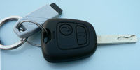 Peugeot kulcs